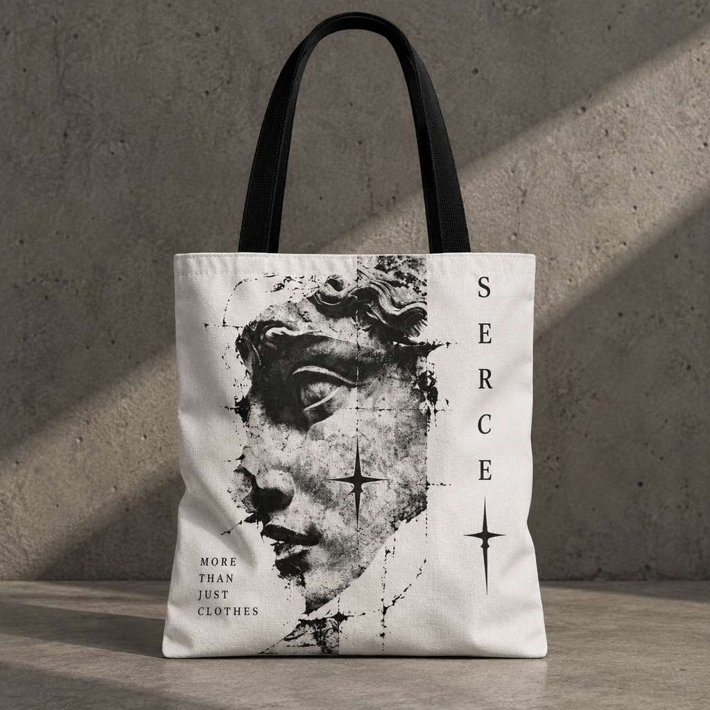 Tote Shopper Double Faced Angel