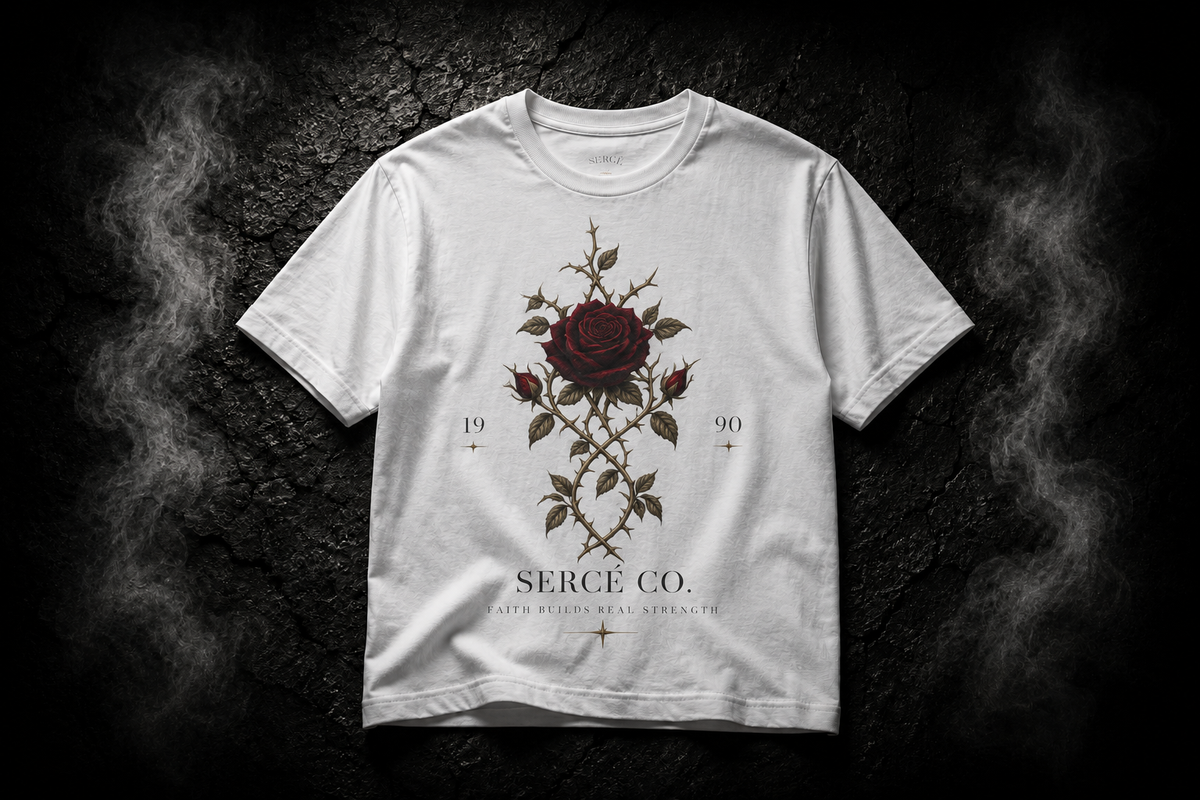 Dark Rose Boxy Tee