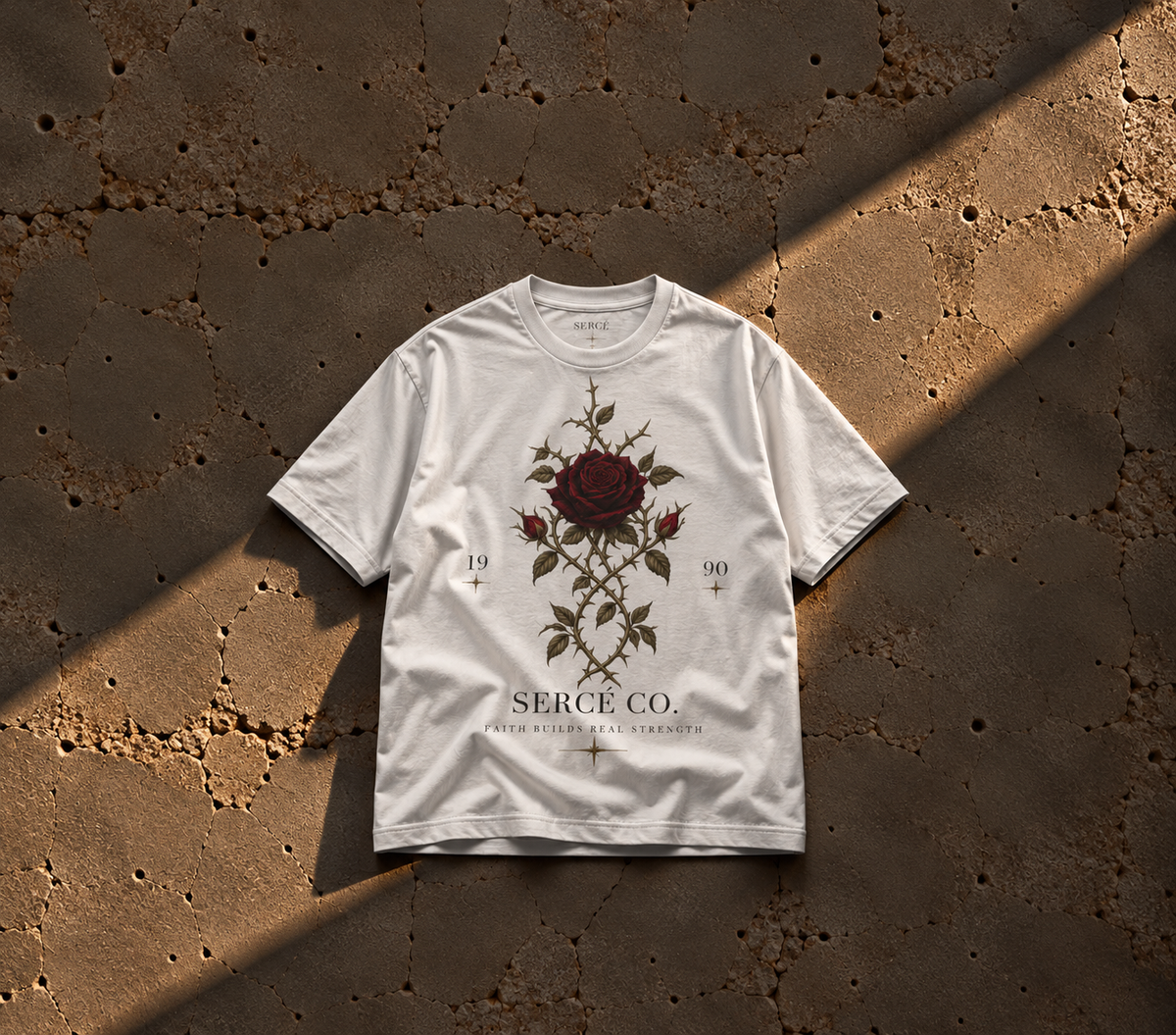 Dark Rose Boxy Tee